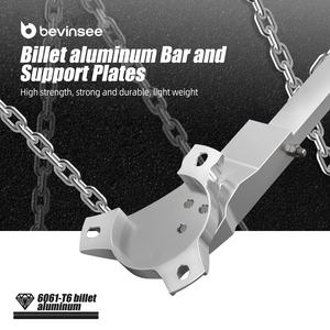 BEVINSEE <span class=keywords><strong>E46</strong></span> Front Upper Strut Tower Support Bar Brace Kit Aluminio para <span class=keywords><strong>BMW</strong></span> 3 Series 325i 328i 330i M3 2002-2004 <span class=keywords><strong>2005</strong></span> 2006 - Product Image 4