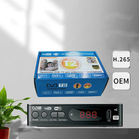 Receptor de TV Digital DVB-T2/DVB-T, Decodificador H.264 MPG4, Sintonizador de TV Digital TDT, Receptor HD 1080P con Wifi, Receptor FTA