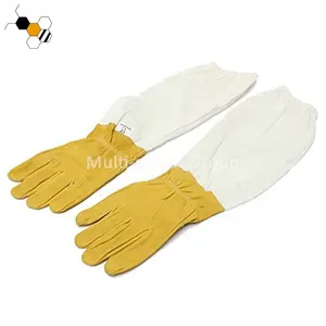 Beekeeping Leather And Cotton Ventilated Bee Keeping Suit Bee Gloves