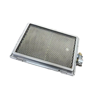 Brûleur à gaz infrarouge en céramique robuste et durable à pression moyenne avec grille, à haut rendement thermique