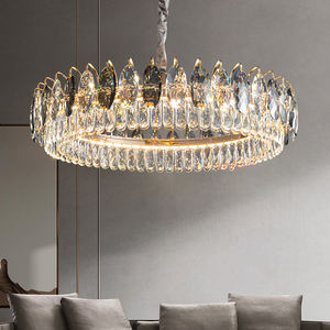 Gran oferta, candelabros LED de cristal K9 modernos, iluminación de techo inteligente para interiores de diseñador para boda, control remoto para oficina en casa - Product Image 3