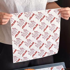 Custom Printed Waterproof <b>Greaseproof</b> Food Grade Wrapping <b>Paper</b> Eco-Friendly Biodegradable for Sandwich Burger Burrito Packaging - Product Image 2