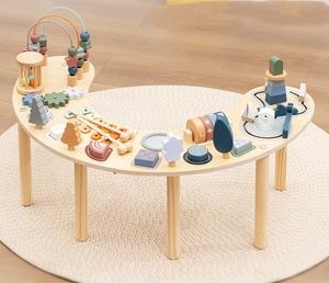 Mesa de Juego Sensorial de Madera Multifuncional Montessori en Oferta, con Xilófono y Juguetes de Actividades para Niños y Bebés - Product Image 4