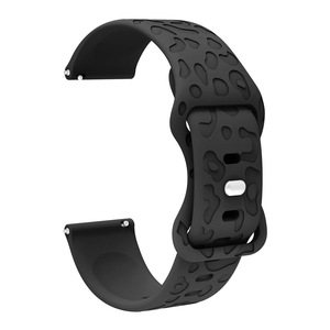 Cinturino per orologio leopardato 18/20/22mm a sgancio rapido in Silicone per <span class=keywords><strong>Samsung</strong></span> Galaxy <span class=keywords><strong>Watch</strong></span> 7/6/5 Pro/<span class=keywords><strong>4</strong></span> cinturino Smart <span class=keywords><strong>Watch</strong></span> - Product Image 4