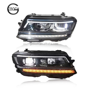 Phares automobiles pour <span class=keywords><strong>Volkswagen</strong></span> Tiguan 18-21, phares LED, feux de jour DRL, ensemble de phares améliorés, clignotants dynamiques, lampes LED - Product Image 5