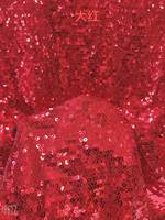 Dernier tissu de robe en sequins haute couture de 5 mm