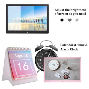 Marco de Fotos Digital de Aleación de Aluminio de 12 Pulgadas, Máquina de Publicidad Electrónica, Pantalla Ultrafina de Bordes Estrechos con Ranura para Tarjetas USB y SD - Product Image 4