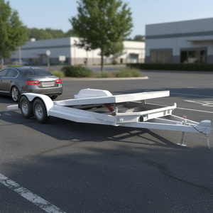 <span class=keywords><strong>Remorque</strong></span> de <span class=keywords><strong>voiture</strong></span> en aluminium 5m x 2m, capacité 2000kg, robuste, 2 tonnes, plateau inclinable <span class=keywords><strong>pour</strong></span> pick-up - Product Image 2