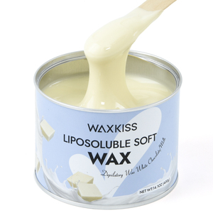 Waxkiss – Pack Personnalisable 400g de <span class=keywords><strong>Cire</strong></span> Douce Épilatoire au Miel – Économique et Personnalisable avec Votre Logo - Product Image 2