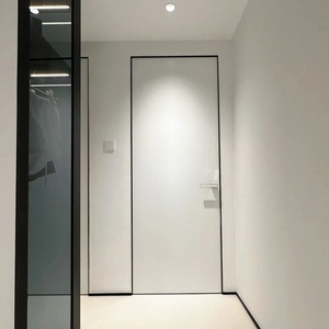 Fornitore professionale di <span class=keywords><strong>porte</strong></span> interne moderne e <span class=keywords><strong>porte</strong></span> interne senza cornice nascoste per case Villa hotel - Product Image 2