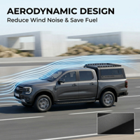 Fabriqué en Chine, auvent rigide pliable électrique et étanche pour pick-up, compatible avec Ford Ranger/F150/BYD SHARK/REVO