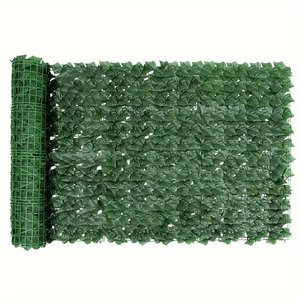 Feuille de pomme verte simulée clôture <span class=keywords><strong>fausse</strong></span> feuille décoration rotin balcons maille <span class=keywords><strong>haie</strong></span> clôtures parasol clôtures plantes vertes - Product Image 5