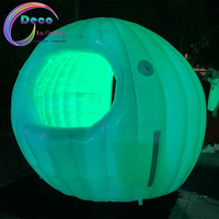 Barre d'éclairage Led gonflable Portable publicité gonflables tente/bar cabine DJ/comptoir de bar gonflable pour boîte de nuit