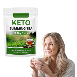Thé Céto Biologique au Thé Vert pour une Perte de Poids Rapide et <span class=keywords><strong>Efficace</strong></span>, Détox Herbal pour Adultes. Ce Produit Favorise la Perte de Poids - Product Image 1