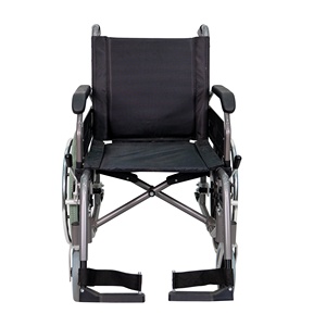 كرسي متحرك قابل للتعديل قابل للتعديل محمول يدوي لنقل سبائك الألومنيوم في المستشفى - Product Image 2