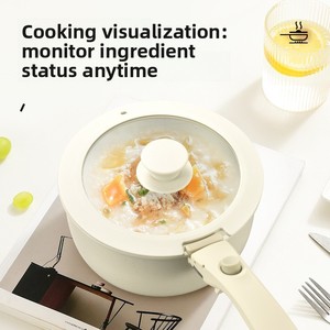 Japanese Korean Style Detachable Handle Aluminum Alloy <b>Cookware</b> Set Non-stick Nesting Pots Frying Pan Portable Soup Pot Wok - Product Image 3