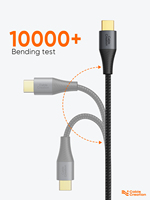 Câble de charge rapide USB 2.0 Type-C 3A CableCreation avec gaine en nylon tressé pour ordinateur et appareil photo