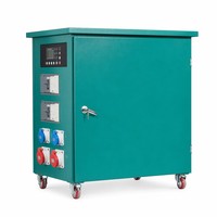 Armoire de synchronisation sur réseau personnalisée 380V 400V Triphasé 5 fils 200A-630A pour opération en micro-réseau autonome - Panneau de commande de synchronisation