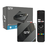 TV Box QTV IPTV 2023, Future TV, TV en Línea, Android 10, Smart TV Box 4K, XTV AIR, XTV DUO, 2GB, 8GB ROM, WiFi Dual 5G, Set Top Box