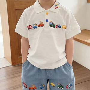 T-shirt Garçon Été 2026 Nouveau Style Enfant Manches Courtes T-shirt Fin pour Enfants Moyens et Petits Vêtements d'Été En Stock T-shirt Garçon - Product Image 4