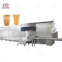 6250 pièces/heure automatique crème glacée gaufrette tasse cornet de maïs faisant le prix de la Machine à cône de crème glacée électrique