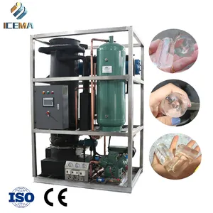 Industrial tube ice machine philippines 2T/24H Small dry Tube Ice Machine for Cool Drink Tube Ice Machine for Sale