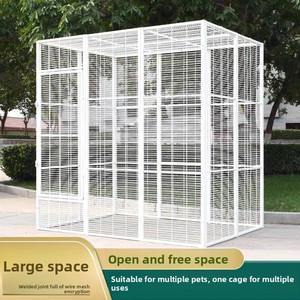 Cage Spacieuse Modulable pour Animaux de Compagnie – Grande Cage Renforcée et Sécurisée pour Chats, Chiens, Pigeons, Paons et Poulets - Product Image 1