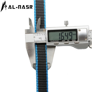 Eslinga de escalada de nylon Al-Maen de 60 cm, 80 cm, 120 cm, 150 cm, cinta plana, cinturón de seguridad para montañismo, escalada en roca y rápel. - Product Image 3
