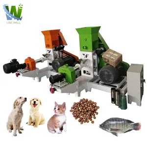 Tropical Crab Fish Feed Pet Food Pelletizing Extruders Animal Pellet Making Machine For Shrimp Food