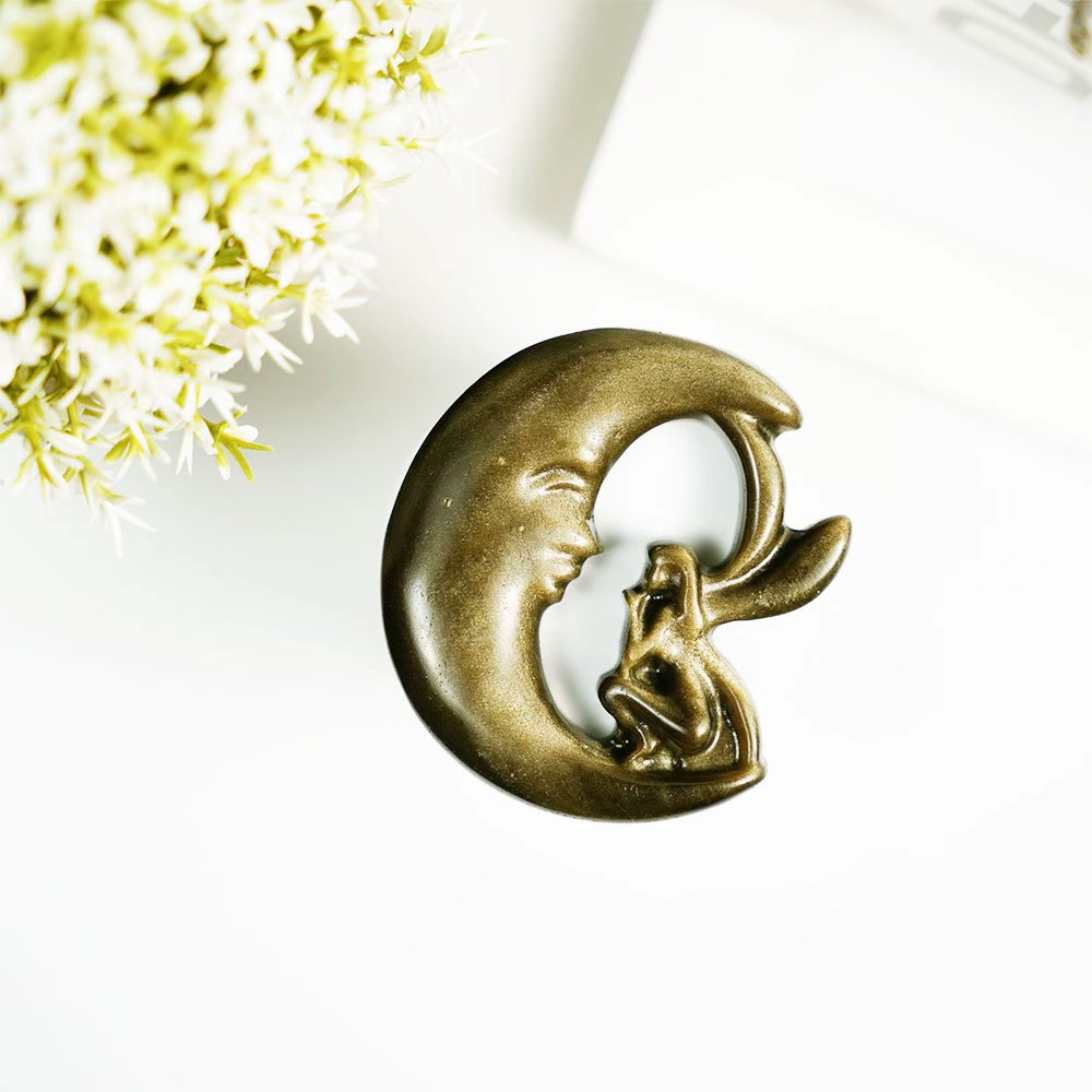 Gold obsidian