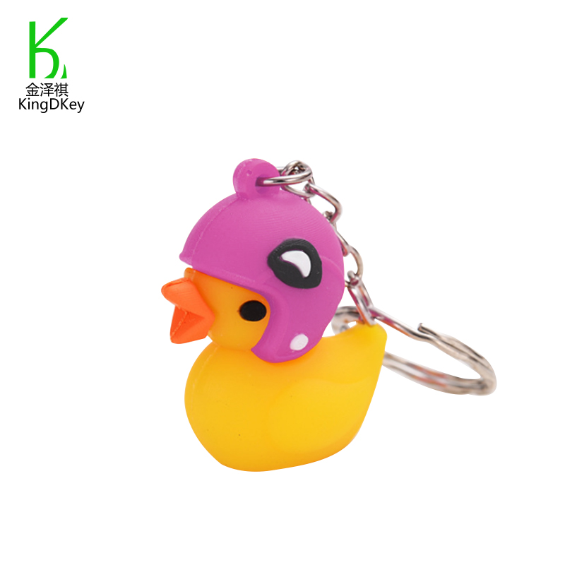Anatra Da Bagno Schattenmann Con Portachiavi - Paperella Gomma 9 Cm LiLaLu