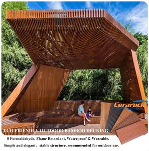 Click <span class=keywords><strong>de</strong></span> <span class=keywords><strong>terrasse</strong></span> solide en <span class=keywords><strong>bambou</strong></span> lourd carbonisé <span class=keywords><strong>pour</strong></span> <span class=keywords><strong>terrasse</strong></span> extérieure Garden Park Boardwalk Strand Woven Bamboo Flooring Decking Board - Product Image 3