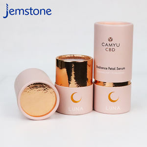 Tubes de papier artisanal ronds en carton biodégradable de haute qualité avec impression personnalisée - Product Image 1