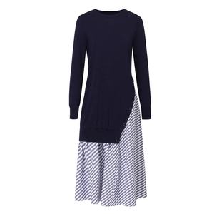 Diseñe su propia ropa de marca Boutique ropa mujer 2024 moda Y2k elegante Simple Oficina Patchwork Vestido Mujer trabajo Formal - Product Image 1