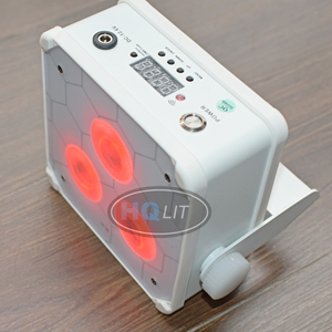 Chiếu sáng 3*18W rgbwa + UV Backdrop đám cưới không dây DMX Battery Powered LED PAR với trường hợp - Product Image 4
