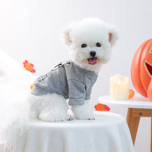 Ropa para Mascotas PETCIRCLE, Sudadera de Halloween con Bordado de Letras de Bruja Buena para Perros Pequeños y Cachorros, Otoño/Invierno - Product Image 2