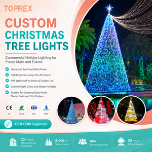 Décorations de <span class=keywords><strong>Noël</strong></span> 3D extérieures Toprex IP65, guirlande lumineuse géante en forme de cône en spirale, éclairage LED pour aménagement paysager - Product Image 6