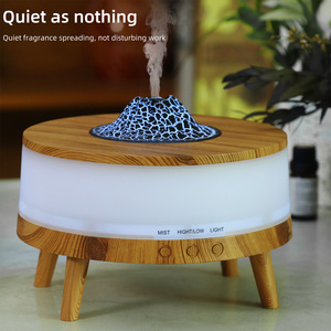 Yx 812 Humidificateur aromatique à grain de bois clair, diffuseur d'huiles essentielles alimenté par USB pour la maison et la chambre à coucher - Product Image 5