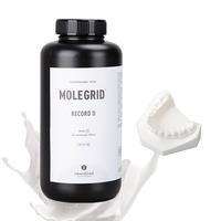 Molegrid alta dureza 3D Uv resina 405Nm registro Dental modelo 3D impresión resina Material blanco
