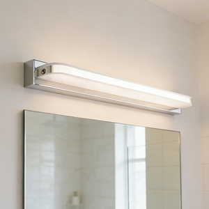 LED Bathroom Vanity <b>Light</b> IP44 Waterproof Modern Stainless Steel <b>Chrome</b> Front Mirror Makeup <b>Wall</b> Lamp Lighting Fixtures for Home - Product Image 3