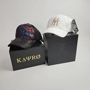 Kotak hadiah kaku kustom dengan penutup magnetis lipat lapisan spons bahan daur ulang untuk topi mewah-grosir - Product Image 5