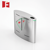 Barrière pivotante bidirectionnelle, portillon tournant entièrement automatique, contrôle d'accès en acier inoxydable 304, multi-authentification pour