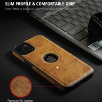 Étui de téléphone de luxe fin et confortable en cuir PU souple, anti-chute et antichoc pour iPhone 12 13 14 15 16 17 Pro Max Plus