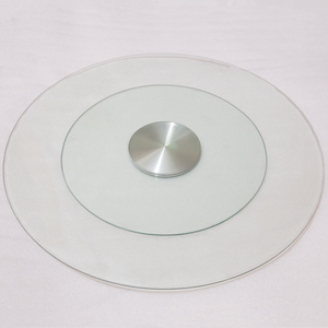 6 mm verre trempé pivotant Lazy Susan plateau tournant verre pour table - Product Image 2