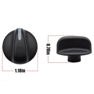 Bouton de commande de chauffage AC compatible avec Jeep Wrangler 1997 1998, bouton de ventilateur pour 4882790 - Product Image 4
