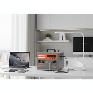 Station d'alimentation portable <span class=keywords><strong>LiFePO4</strong></span> 2000Wh avec démarreur de batterie et lampe de poche pour voiture, camping, usage domestique - Port RV, contrôleur MPPT - Product Image 3