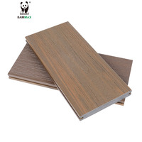 Planche de terrasse en WPC co-extrudé de qualité supérieure, noyau solide, revêtement de sol extérieur pour jardin, patio, terrasse