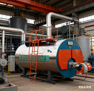 <span class=keywords><strong>Caldaia</strong></span> Industriale Orizzontale <span class=keywords><strong>a</strong></span> Bassa Pressione <span class=keywords><strong>per</strong></span> Olio, <span class=keywords><strong>Gas</strong></span> e Vapore, Set Completo con Addolcitore d'Acqua, Deaeratore, Economizzatore <span class=keywords><strong>per</strong></span> Canna Fumaria, Condensatore WNS - Product Image 6