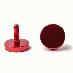 Nóng bán tùy chỉnh m2m3m4m5m6 Anodized màu đỏ lớn Đầu phẳng ngón tay cái vít - Product Image 4