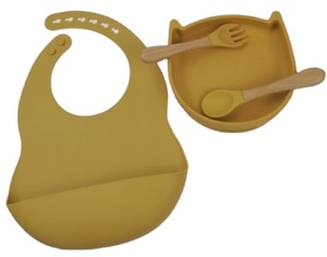 Vajilla de Silicona de Grado Alimenticio, Libre de BPA y PVC, con Fuerte Succión, Cuchara y Tenedor Suaves, Ecológica, No Tóxica, con Logotipo Personalizado - Product Image 3